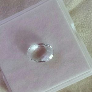 White topaz gemstone